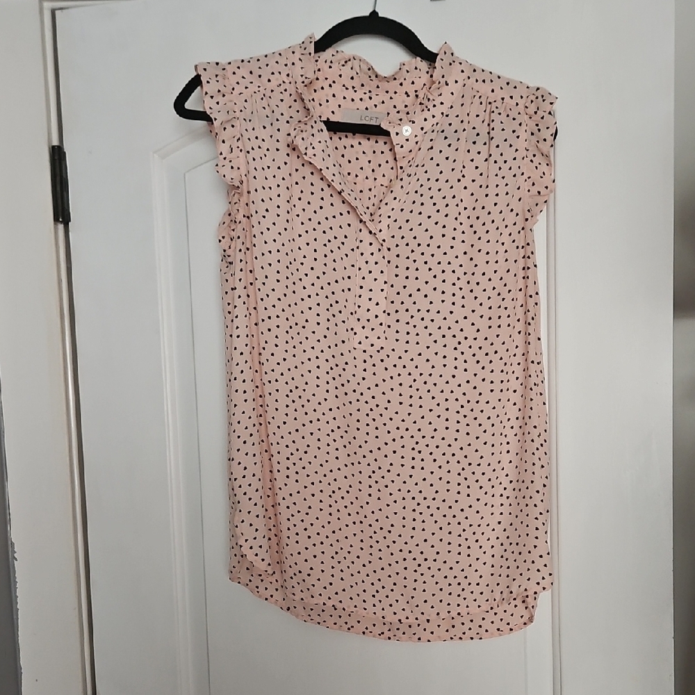 LOFT Sheer Blouse